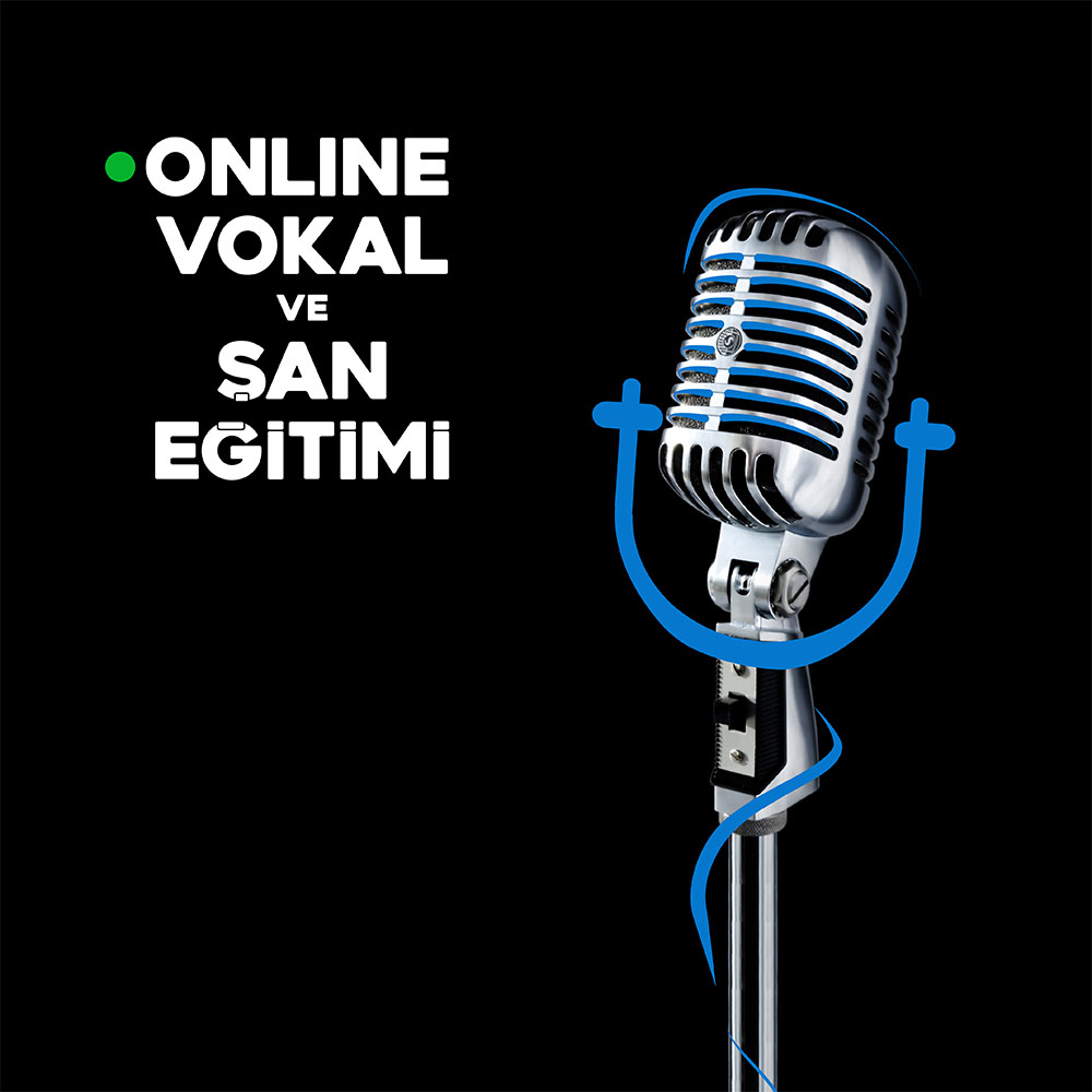 Uzaktan Birebir Online Vokal ve Şan Eğitimi (1 Aylık 4 Ders Eğitim Paketi)